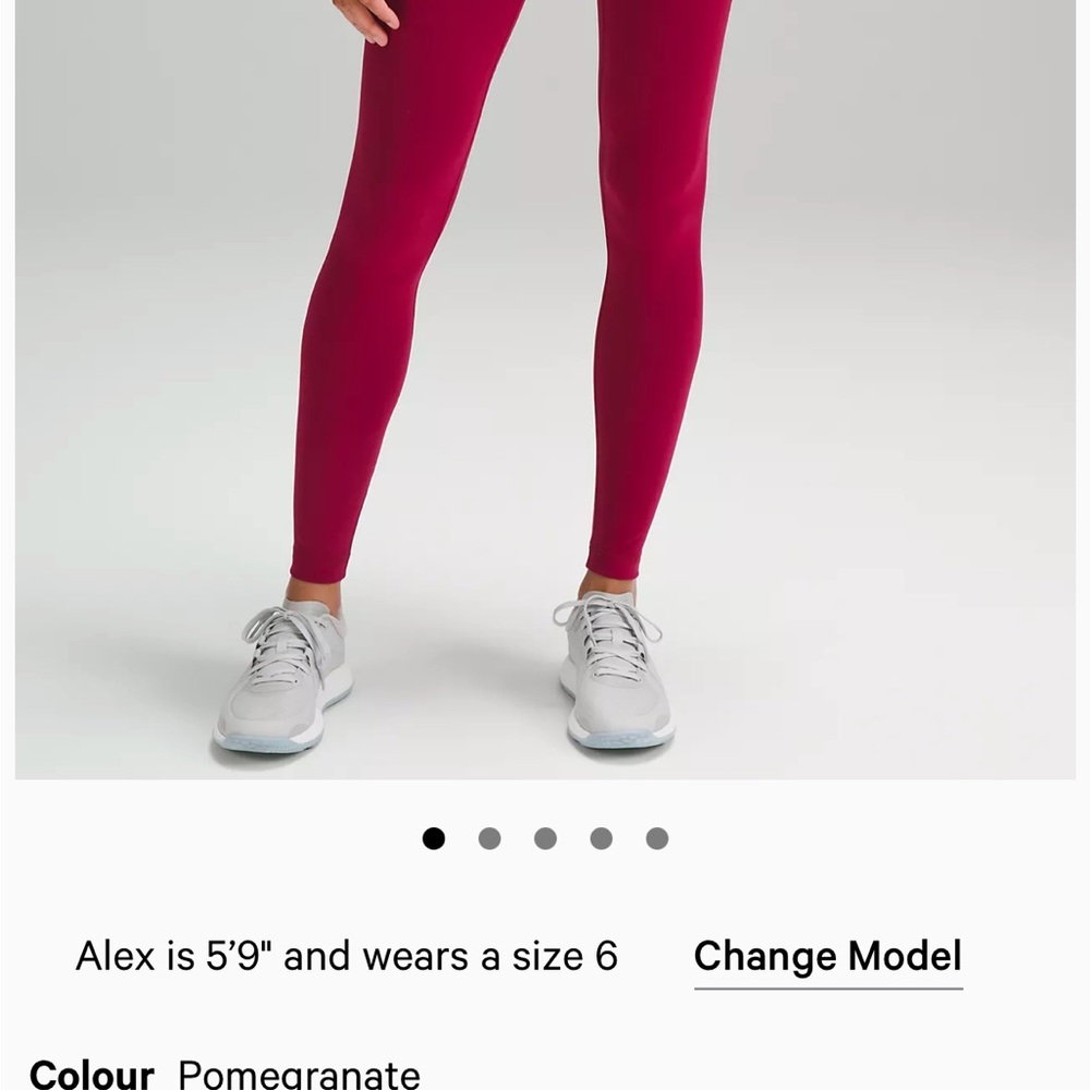 Lulu lemon Wunder train high rise leggings. Only worn once. Sold out online.